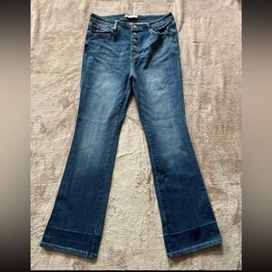 Women's Blue Flared Jeans